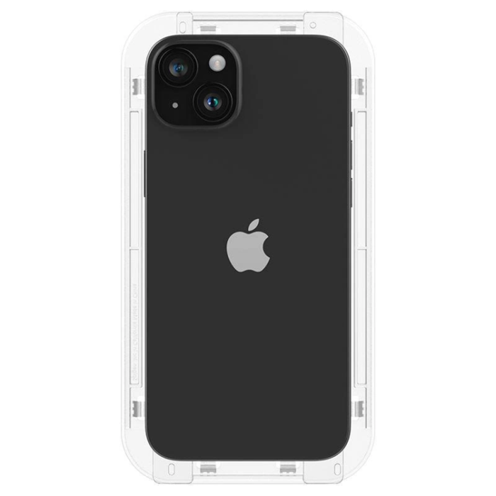 Spigen - [2-Pack] Spigen iPhone 15 Plus Härdat Glas Skärmskydd 'EZ' Fit