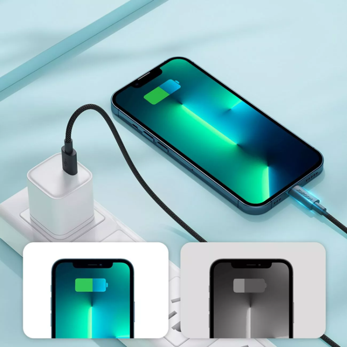 Joyroom - Joyroom USB-C till Lightning kabel 2m 20W - Rosa