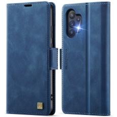 AUTSPACE - AUTSPACE Fodral f&ouml;r Samsung Galaxy A32 5G - KonstL&auml;der - Bl&aring;