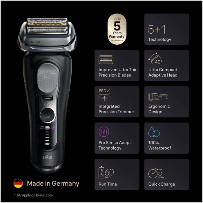 Braun - Braun Rakapparat Serie 9 PRO+ 9600s