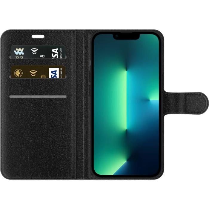 iSecrets - Plånboksfodral till Apple iPhone 13 Pro med Neon Varg