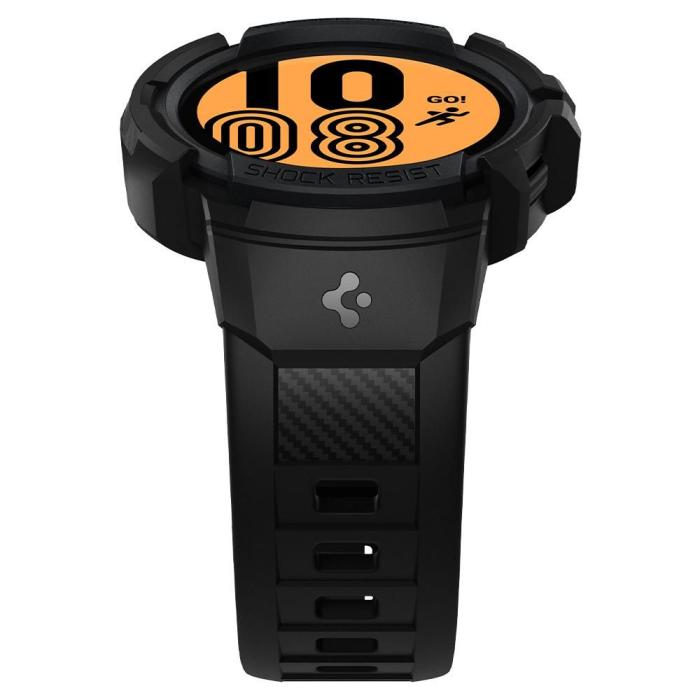 UTGATT - Spigen Galaxy Watch 4/5 (40mm) Strap Rugged Armor Pro - Charcoal Grå