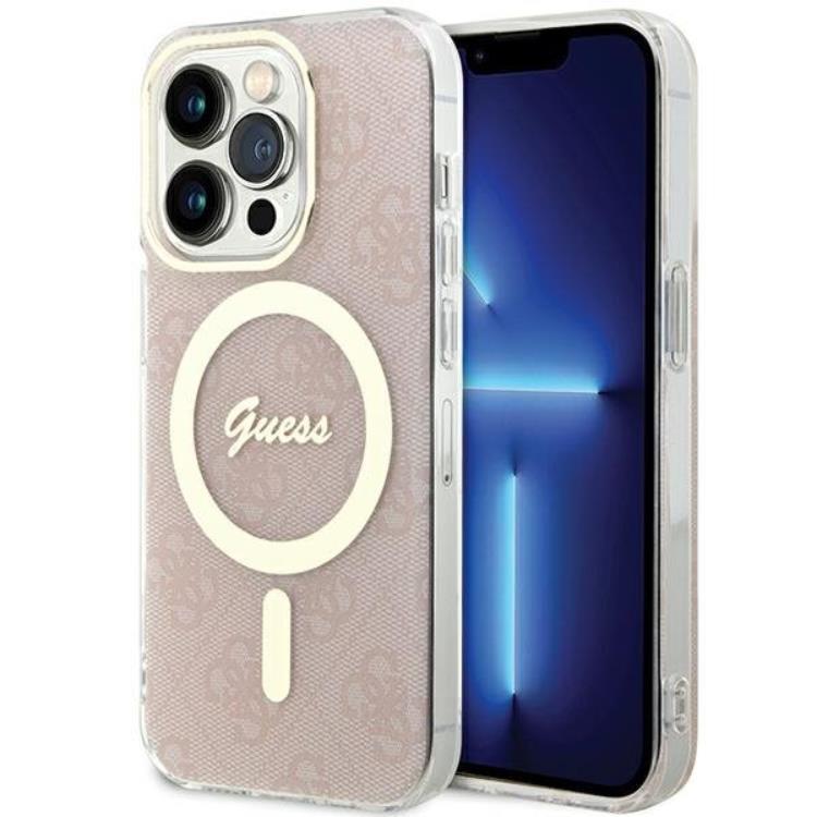 Guess iPhone 15 Pro Mobilskal Magsafe IML - Rosa | 2353 | AlltMobil