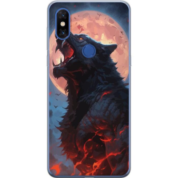 iSecrets - Mobilskal till Xiaomi Mi Mix 3 med Ylande varg