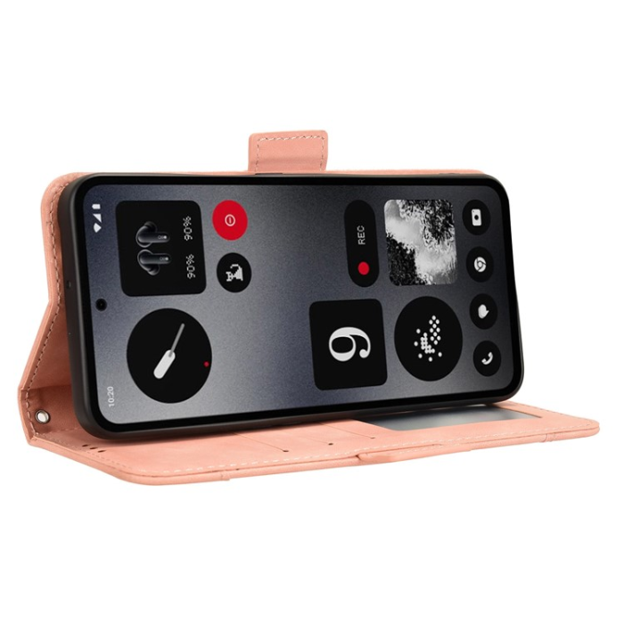A-One Brand - Nothing Phone (2a) Plus/(2a) Plånboksfodral Läder - Rosa