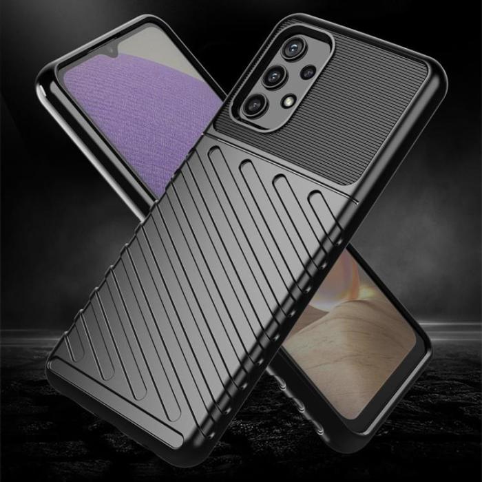 OEM - Thunder Flexible Skal Galaxy A32 - Blå