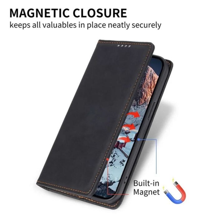 OEM - Galaxy S25 Plånboksfodral RFID Blocking - Svart