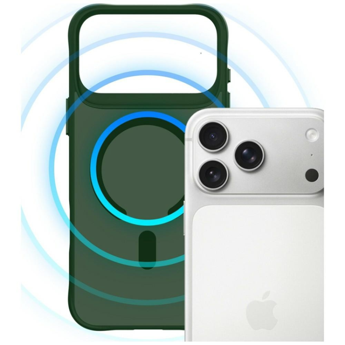 3MK - 3MK Mobilskal För iPhone 17 Pro Max Magsafe Smoke - Grön