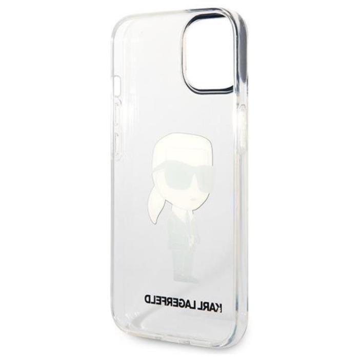 UTGATT1 - Karl Lagerfeld iPhone 14 Skal IML NFT Ikonik - Transparent