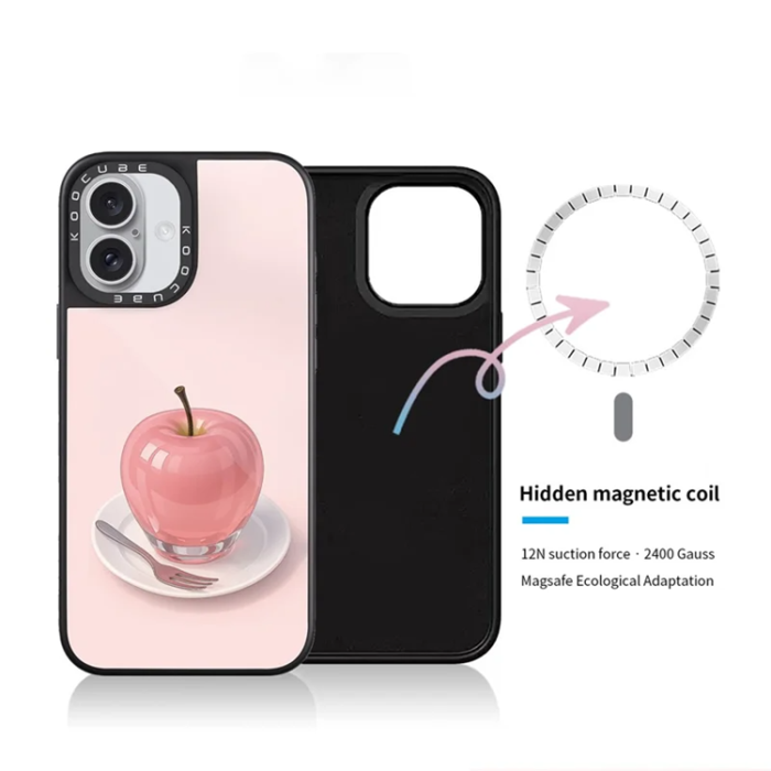 A-One Brand - iPhone 16 Mobilskal MagSafe Aluminium Silikon