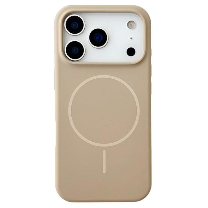 A-One Brand - iPhone 17 Pro Mobilskal MagSafe Silikon Anti Drop - Desert Guld