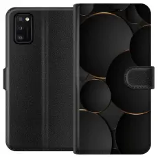 Gustaf - Pl&aring;nboksfodral till Samsung Galaxy A41 med Lyxig Cirklar