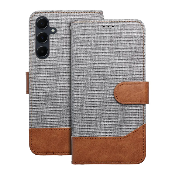 OEM - Xiaomi Redmi 14C Plånboksfodral Jeans - Grå