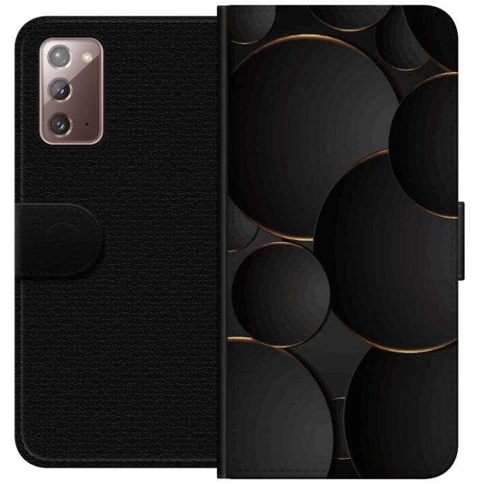 iSecrets - Plånboksfodral till Samsung Galaxy Note20 med Lyxig Cirklar