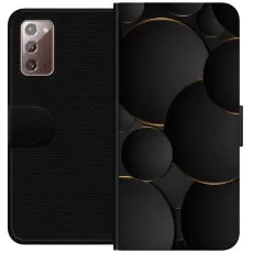 Gustaf - Pl&aring;nboksfodral till Samsung Galaxy Note20 med Lyxig Cirklar