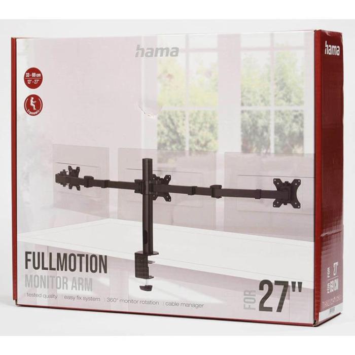 UTGATT1 - Hama Monitorfäste För Tre Bildskärmar 13
