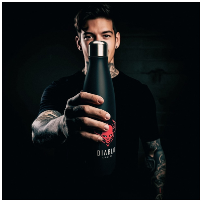 Diablo - Diablo Chairs Isolerad Flaska 500ml - Svart