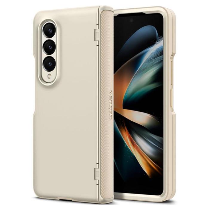 UTGATT - Spigen Galaxy Z Fold 4 Mobilskal Slim Armor Pro - Ivory