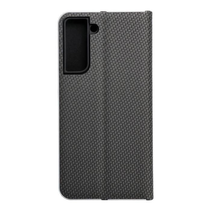 OEM - Galaxy S21 FE Plånboksfodral Forcell Luna Carbon - Svart