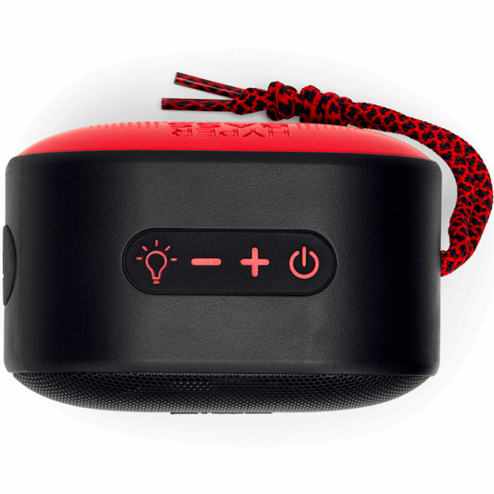 AIWA - AIWA Bluetooth-Högtalare IPX6 RGB Belysning - Röd