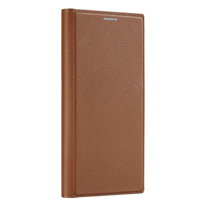 Dux Ducis - Dux Ducis Galaxy S23 Ultra Plånboksfodral Skin X2 Magnetic - Brun