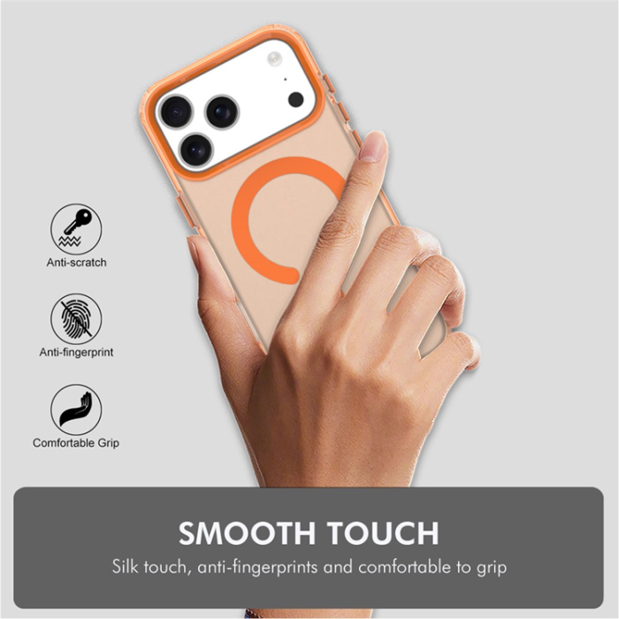 ENKAY - ENKAY iPhone 17 Pro Max Mobilskal MagSafe 9H Härdat Glas - Grön