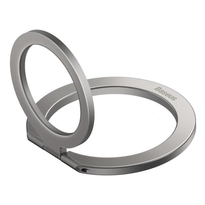BASEUS - Baseus Halo Magnetisk Ringhållare Telefonställ - Silver