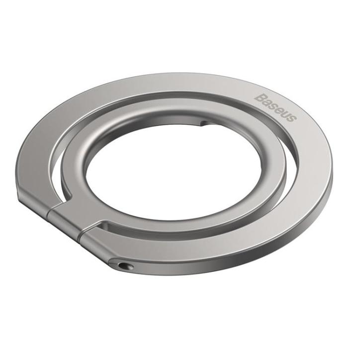 BASEUS - Baseus Halo Magnetisk Ringhållare Telefonställ - Silver