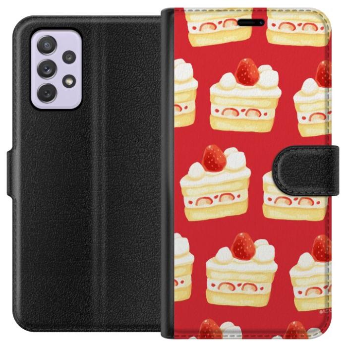 iSecrets - Plånboksfodral till Samsung Galaxy A52s 5G med Tårta