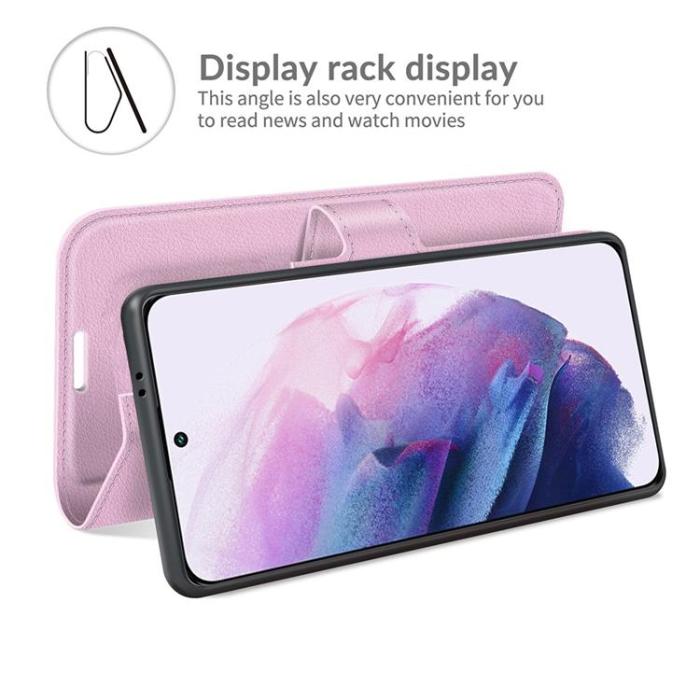 OEM - Litchi Magnetic Fodral Galaxy S22 Plus 5G - LjusRosa