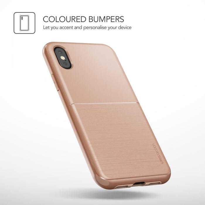 VERUS - Verus High Pro Shield Skal till Apple iPhone XS / X - Blush Gold
