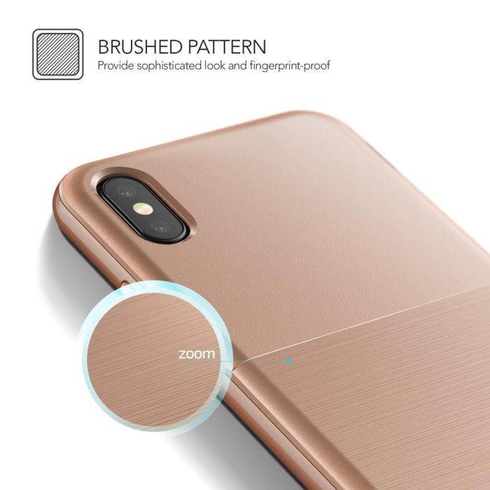 VERUS - Verus High Pro Shield Skal till Apple iPhone XS / X - Blush Gold