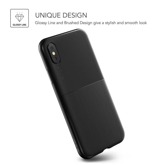 VERUS - Verus Skin Fit Skal till Apple iPhone XS / X - Svart
