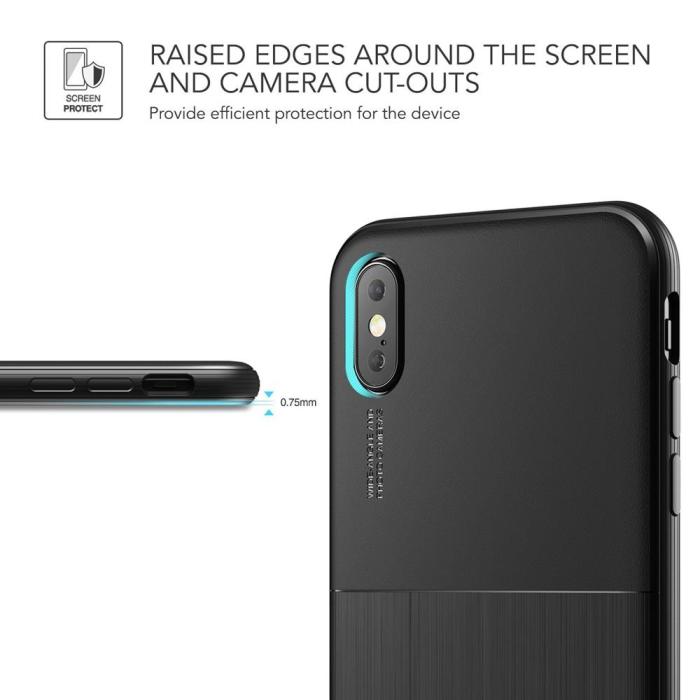 VERUS - Verus Skin Fit Skal till Apple iPhone XS / X - Svart