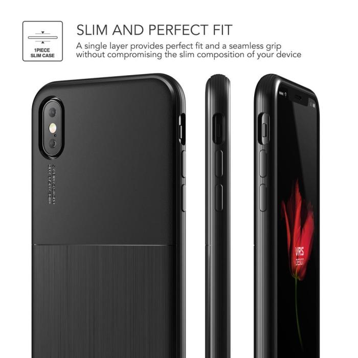 VERUS - Verus Skin Fit Skal till Apple iPhone XS / X - Svart