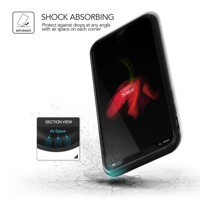 VERUS - Verus Skin Fit Skal till Apple iPhone XS / X - Svart