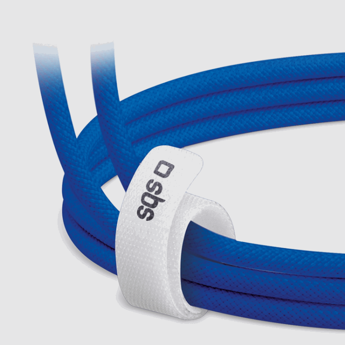 SBS - SBS USB-C - USB-C Kabel 1.5m 60W Braided - Blå