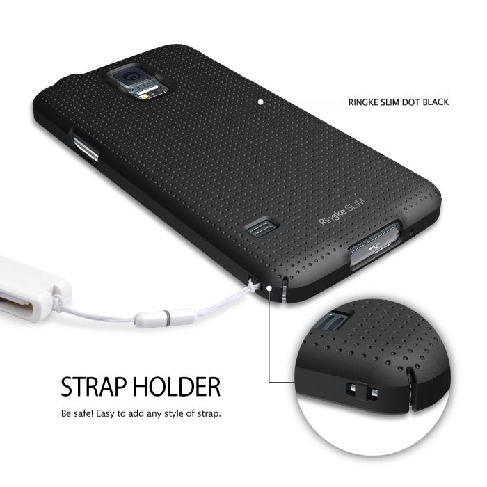 Rearth - Ringke Dot Slim Skal till Samsung Galaxy S5 (Vit)