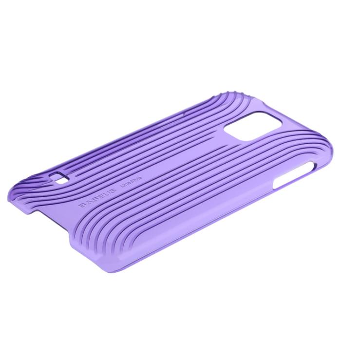 BASEUS - BASEUS Seashell Skal till Samsung Galaxy S5 - Lila