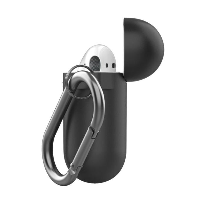 PodSkinz - PodSkinz - Skyddande silikonfodral för Airpods - Vit