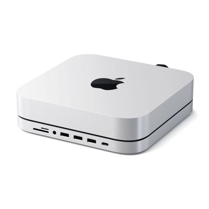 Satechi - Satechi aluminiumstativ och hubb för Mac Mini