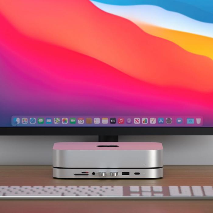 Satechi - Satechi aluminiumstativ och hubb för Mac Mini