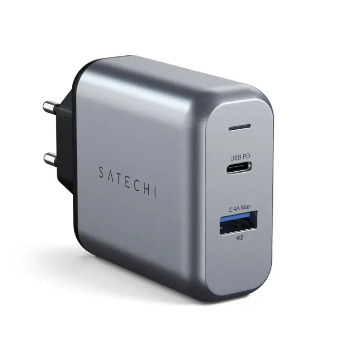 Satechi - Satechi 30W väggladdare med USB-C och USB-A uttag