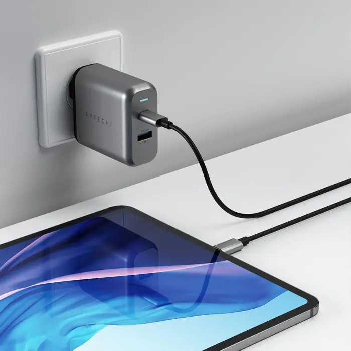 Satechi - Satechi 30W väggladdare med USB-C och USB-A uttag
