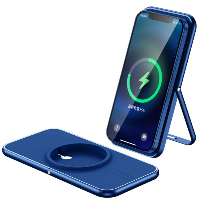A-One Brand - Desktop Mount Magsafe Wireless Charger - Blå