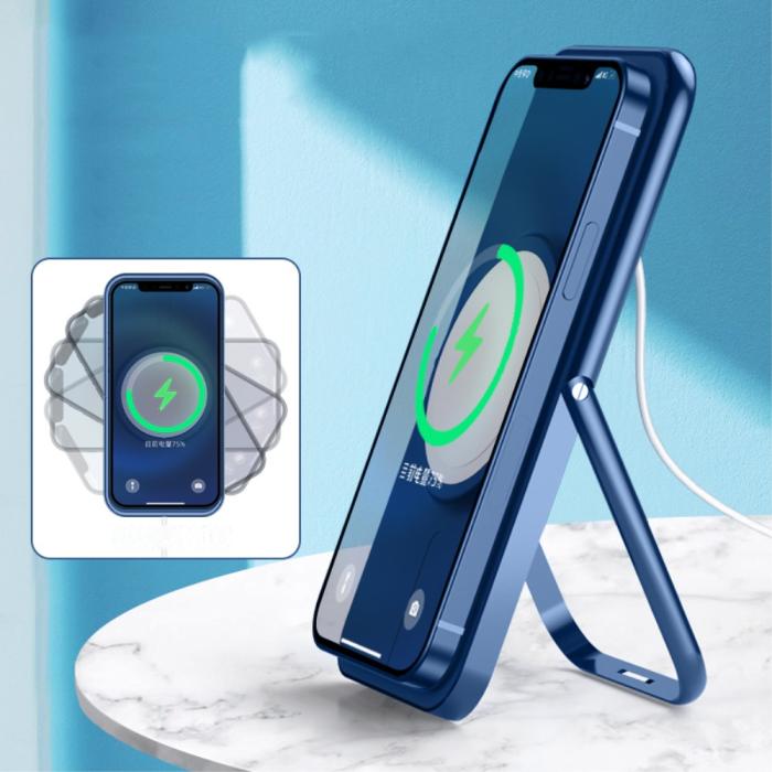 A-One Brand - Desktop Mount Magsafe Wireless Charger - Blå
