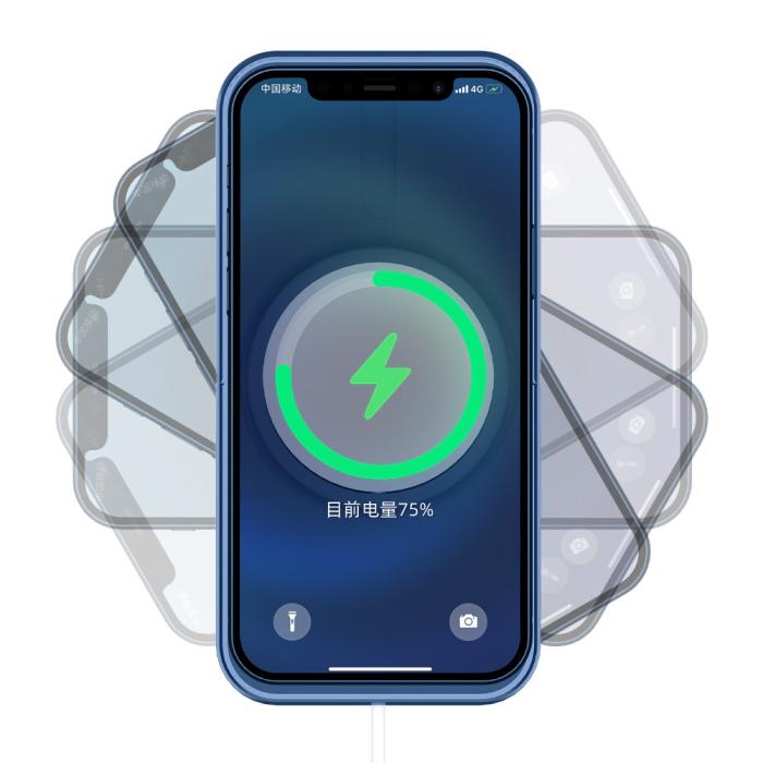 A-One Brand - Desktop Mount Magsafe Wireless Charger - Blå