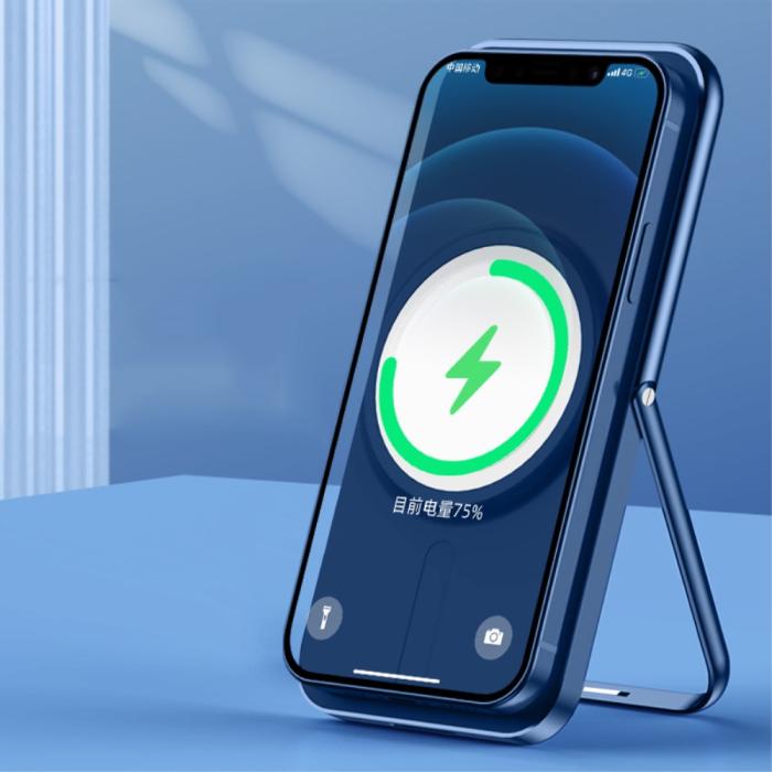 A-One Brand - Desktop Mount Magsafe Wireless Charger - Blå