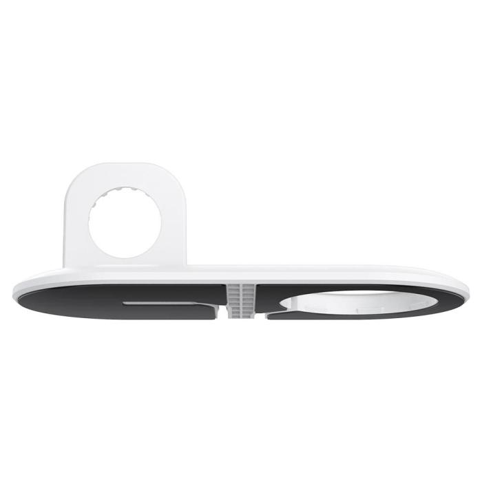 UTGATT - Spigen - Magfit Duo Apple Magsafe & Apple Watch Charger Stand - Vit