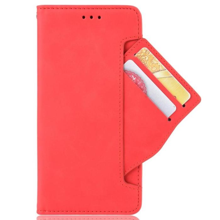 A-One Brand - Nothing Phone 1 Plånboksfodral PU Läder - Röd